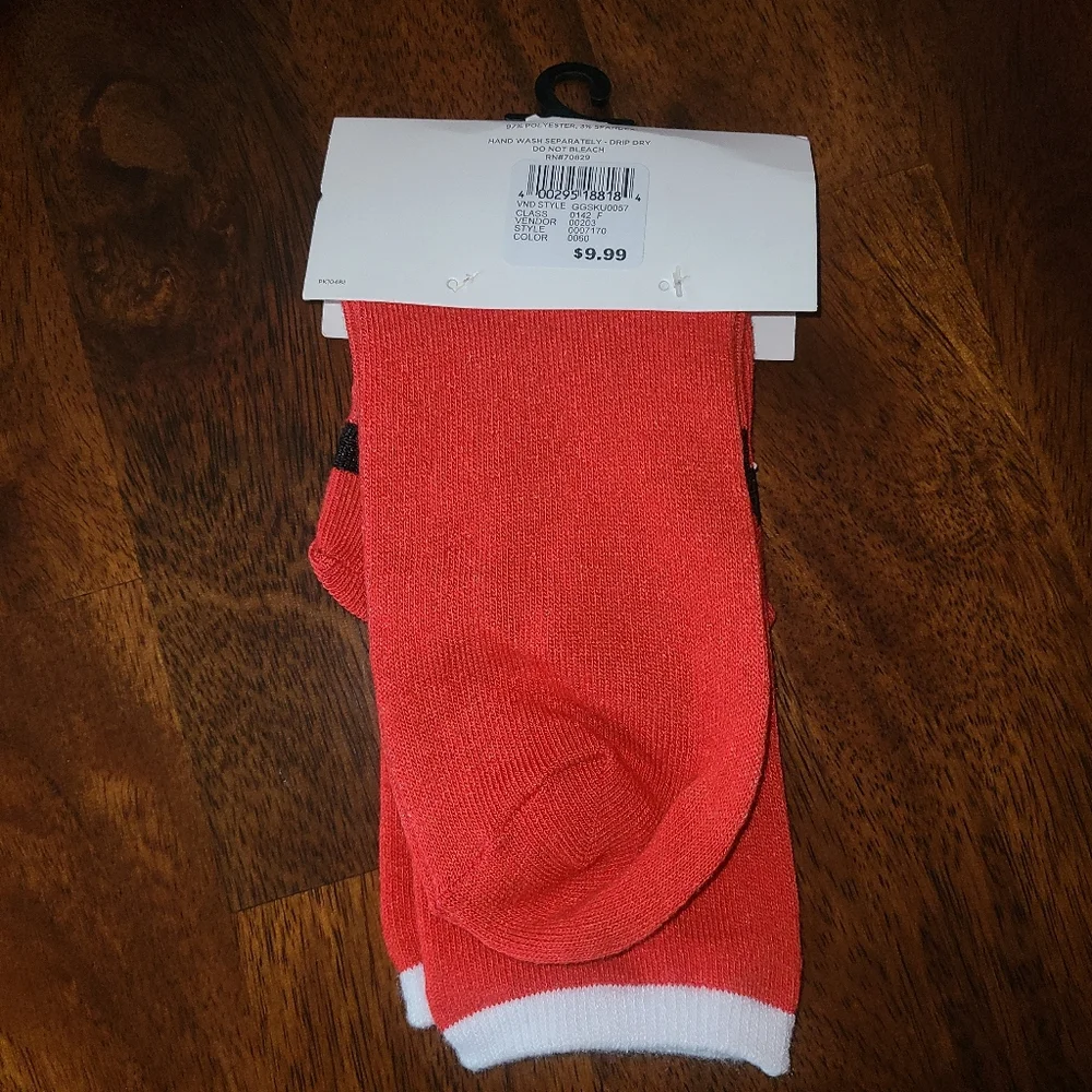 Rue21 Pet Socks Christmas Ho Ho Red Matching Pet & Owner Socks Small Pups NWT